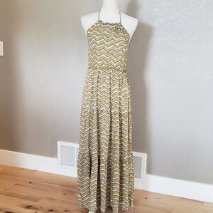 Antropologie A'reve halter top maxi dress